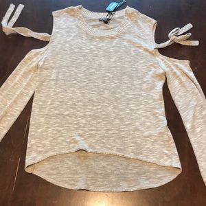 NWT Cold Shoulder Sweater